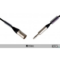 HILEC AUD-3PM-JSM-1M5 Professionelles Audiokabel XLR/M - Stereojack 6.3mm, Länge 1.5m