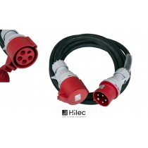 HILEC CEE-CABLE-32A-5G6-5M 5-poliges CEE-Verlängerungskabel 32A, 5x6mm², Länge 5m