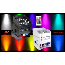 JB SYSTEMS ACCU COLOR - LED-Projektor 6 x 10W RGBWA