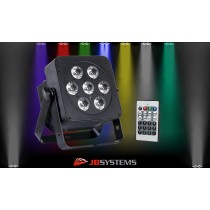 JB SYSTEMS LED-PLANO 6in1 LED-Projektor 7 x 12W RGBWA+UV
