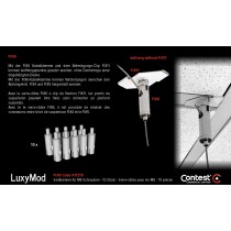 LuxyMod FIX6 Seilklemmen/Verbinder-Set mit M6 Gewinde