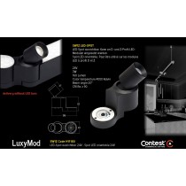LuxyMod SW1Z LED-Spot schwenkbar - Z-Profil - 3W - 24VAC