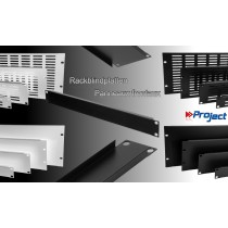 PROJECT 19" ALU-Rackblindplatten - schwarz + silbergrau