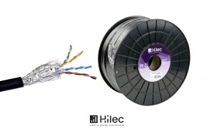 HILEC CAT6 Ethernet/Netzwerk-Kabel 100% Abschirmungsgrad - Rolle 100m