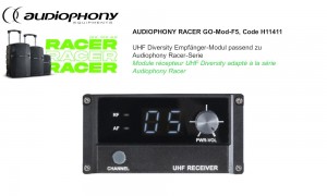AUDIOPHONY RACER GO-MOD-F5 UHF-Empfängermodul zu RACER Serie