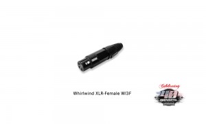 WHIRLWIND XLR/F-Stecker weiblich - WI3F - schwarz