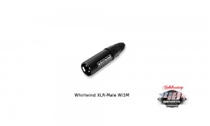 WHIRLWIND XLR/M-Stecker männlich - WI3M - schwarz
