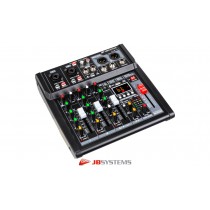 JB SYSTEMS LIVE-4 Table de mixage stéréo avec lecteur multimédia, BT, USB, FX