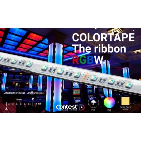 CONTEST COLORTAPE6067-WARM Ruban à LED RVB+W, IP67